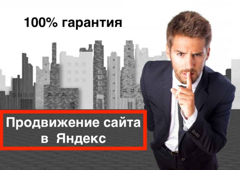 Продвижение сайта в поиске Яндекс