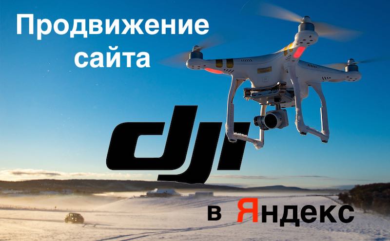 Продвижение сайта по продаже квадрокоптеров в Москве