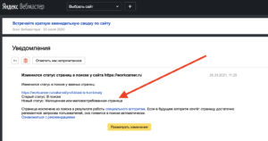Малоценная или маловостребованная страница | Новый статус страниц в Яндексе