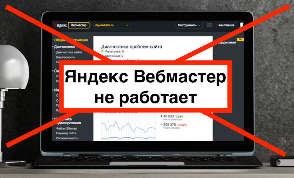 Яндекс Вебмастер не работает