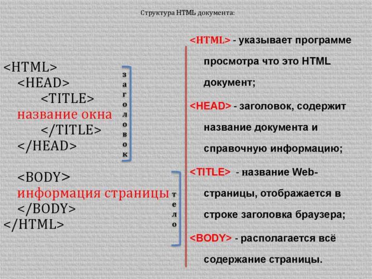 Элементы страницы html — значимые элементы сайта