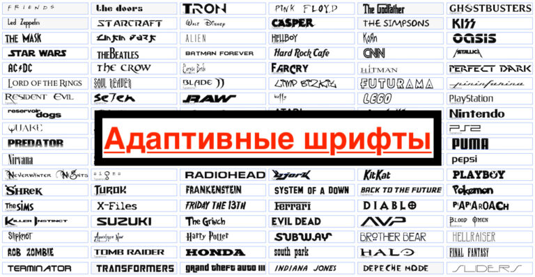 Адаптивные шрифты: ключевой фактор в создании успешного дизайна