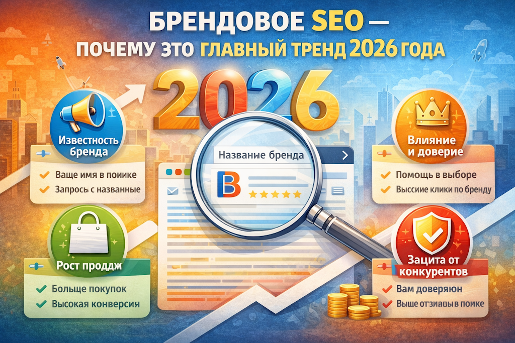 Брендовое SEO — почему это главный тренд 2026 года