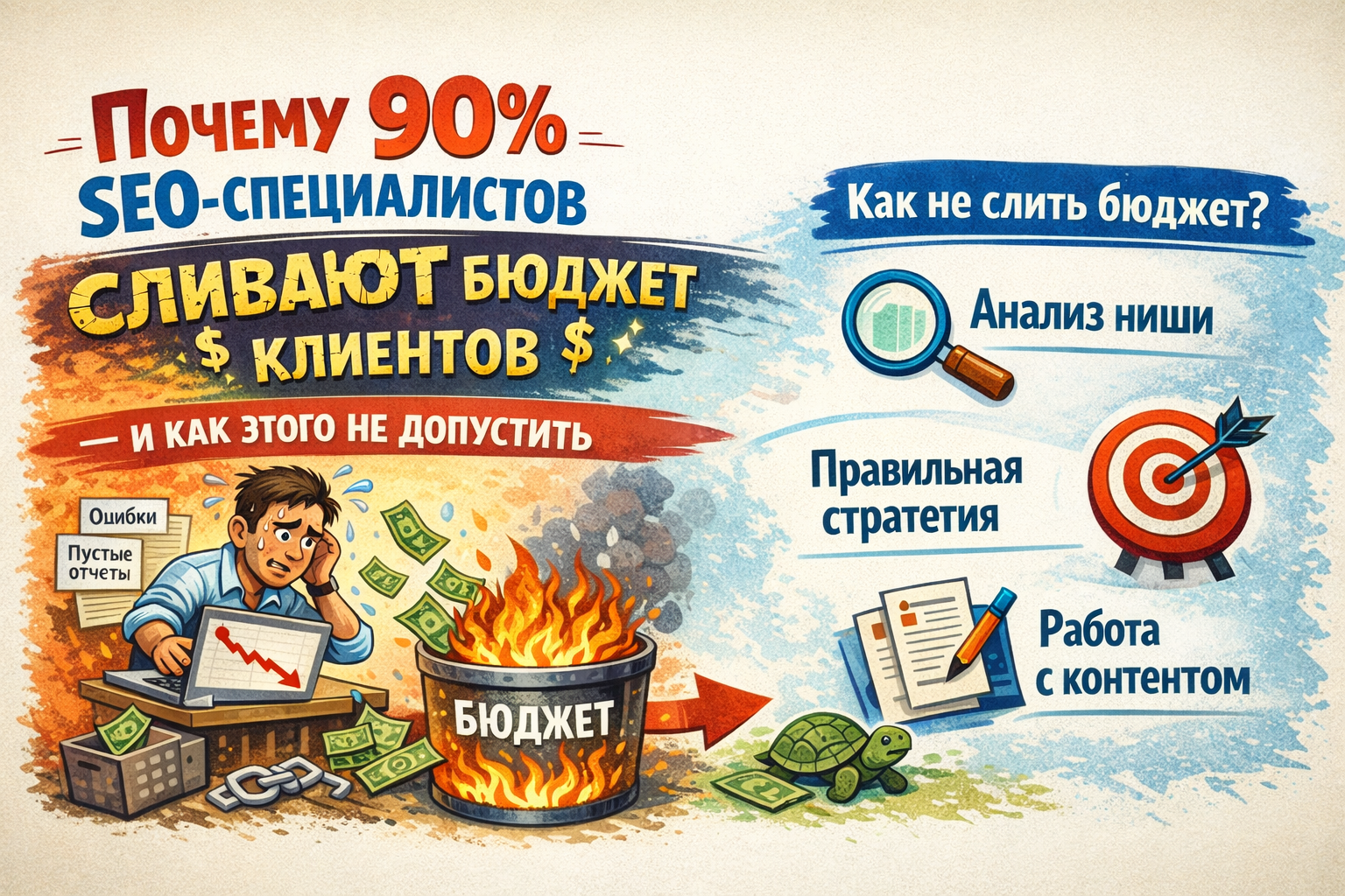 Как не слить бюджет клиента