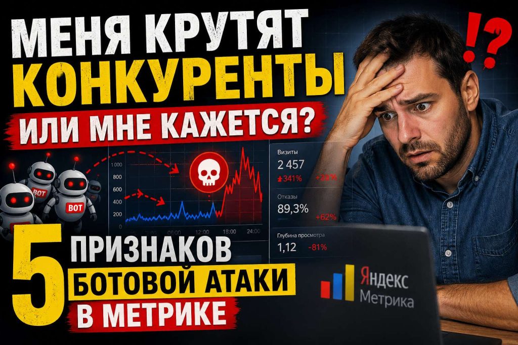 Меня крутят конкуренты или мне кажется? 5 признаков ботовой атаки в Метрике