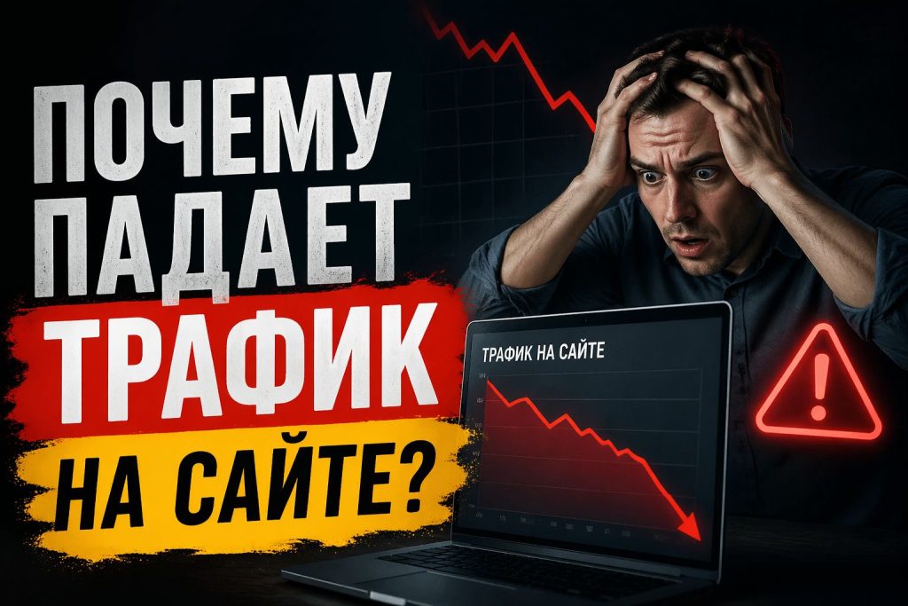 Почему падает трафик на сайте: 12 реальных причин и как их устранить