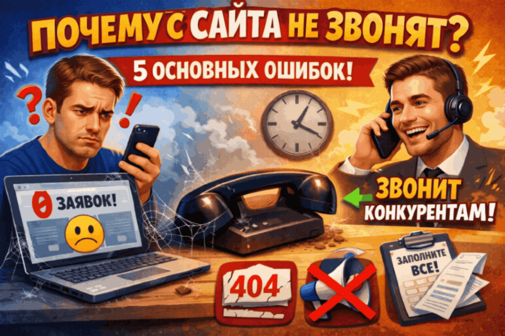 Почему с сайта не звонят