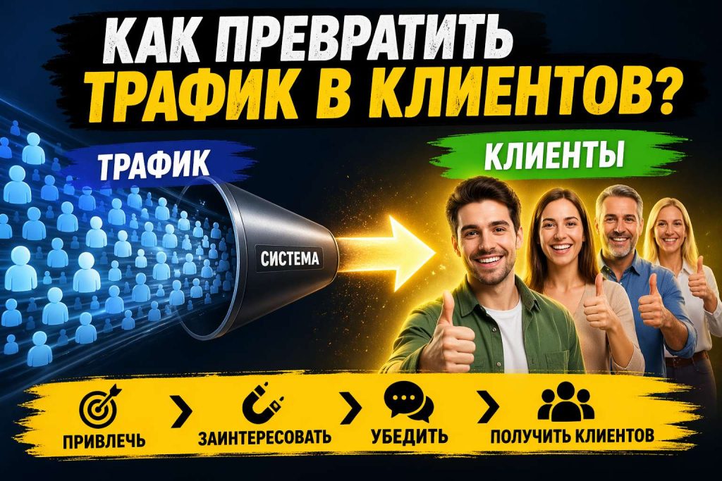 Как превратить трафик в клиентов: 7 рабочих стратегий от SEO-эксперта