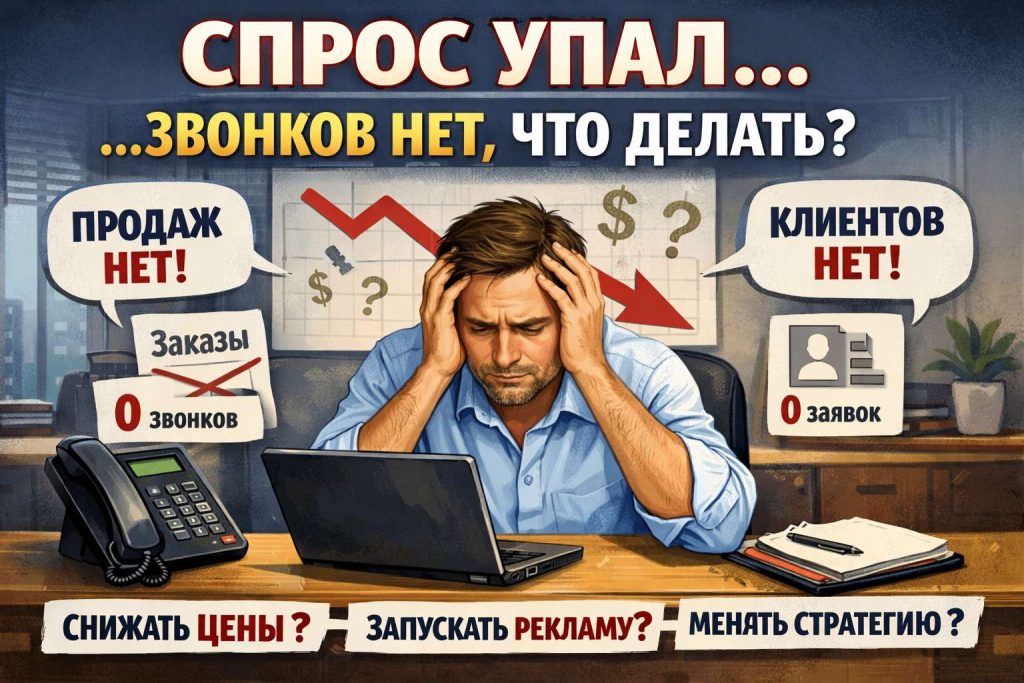 Спрос упал, звонков нет, клиенты исчезли: что реально работает в 2026 году