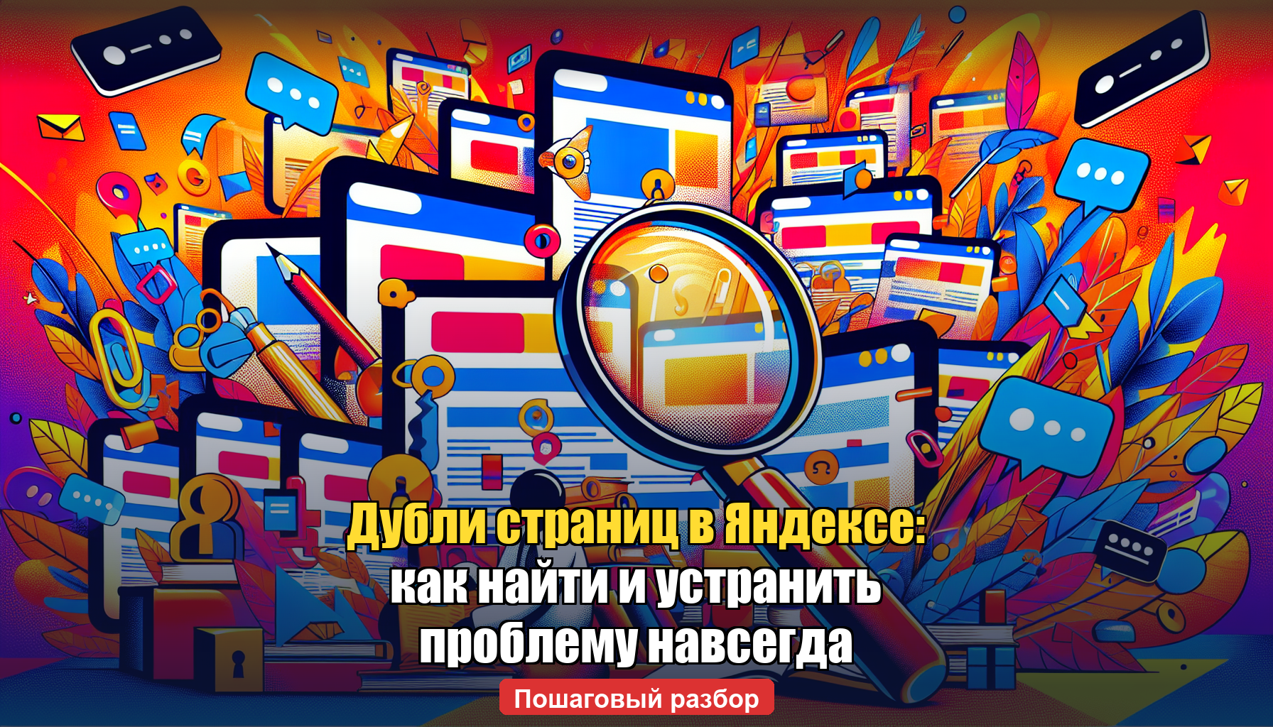 Дубли страниц в Яндексе — как найти, почему возникают и как устранить