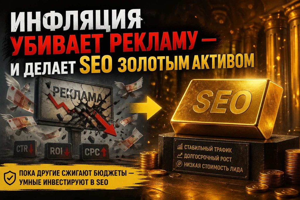 Инфляция убивает рекламу — и делает SEO золотым активом