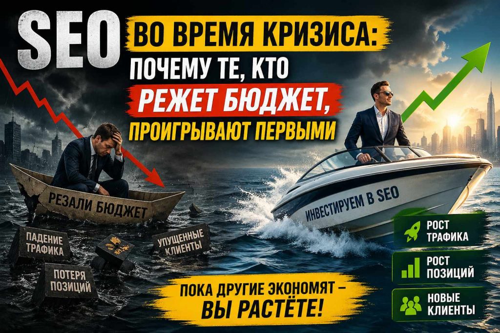 SEO во время кризиса: почему те, кто режет бюджет, проигрывают первыми