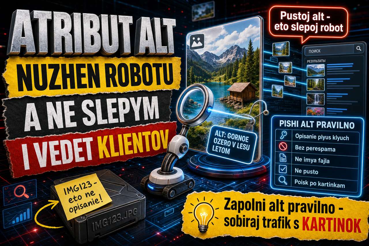 «Alt у картинки нужен не слепым, а роботу: как подписи приводят клиентов»