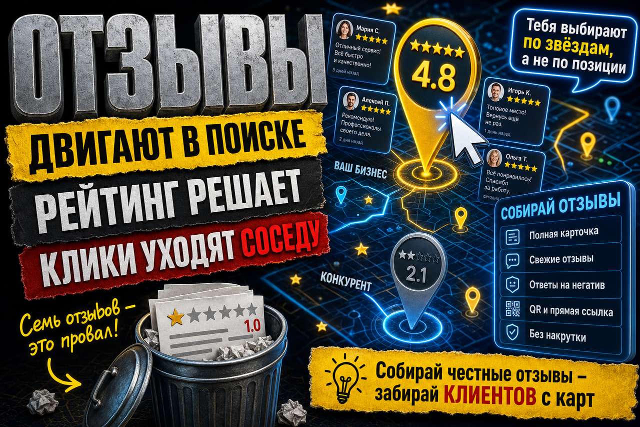 «Отзывы на Яндекс.Картах двигают вас в поиске сильнее, чем вам кажется»