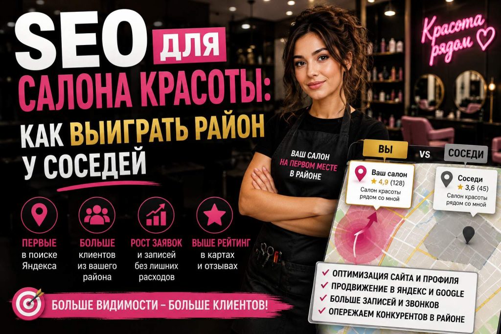 SEO для салона красоты: как выиграть район у соседей