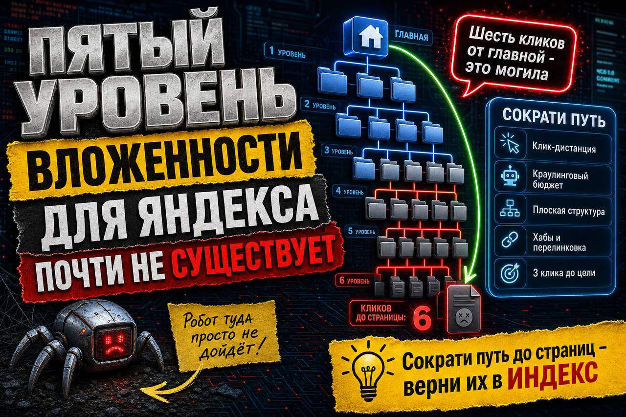 «Страница на пятом уровне вложенности для Яндекса почти не существует»